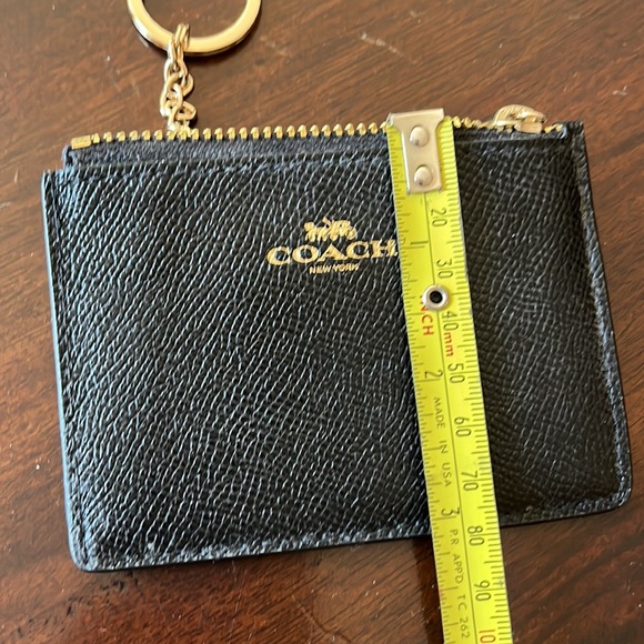 Coach Mini Skinny leather ID Case key chain wallet  brand new - Picture 6 of 6